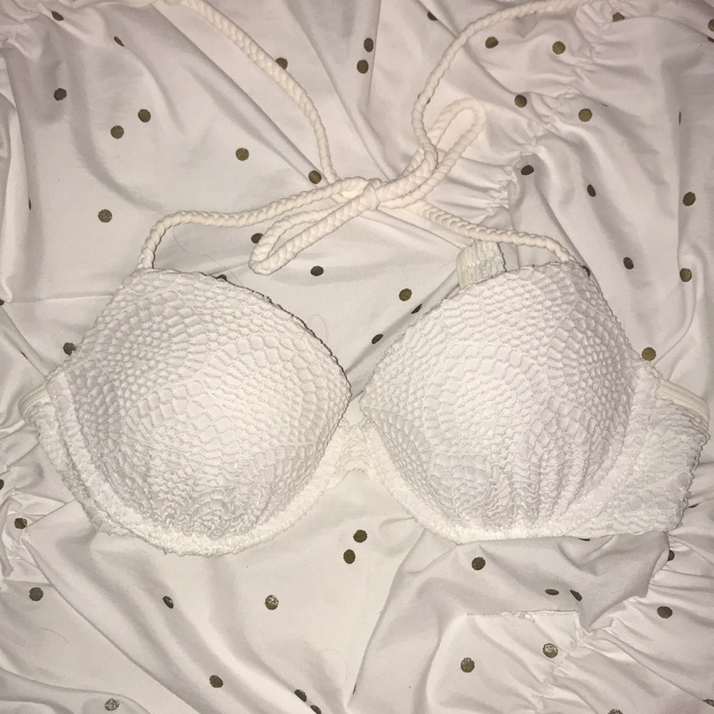 White Bathing Suit Top